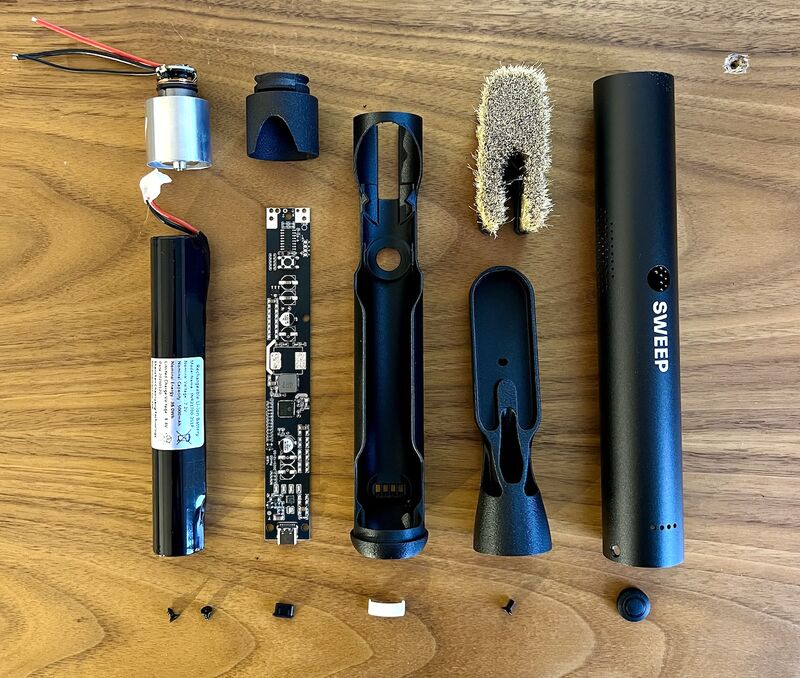 A complete tear down of the ChalkBlaster showcasing each parts 