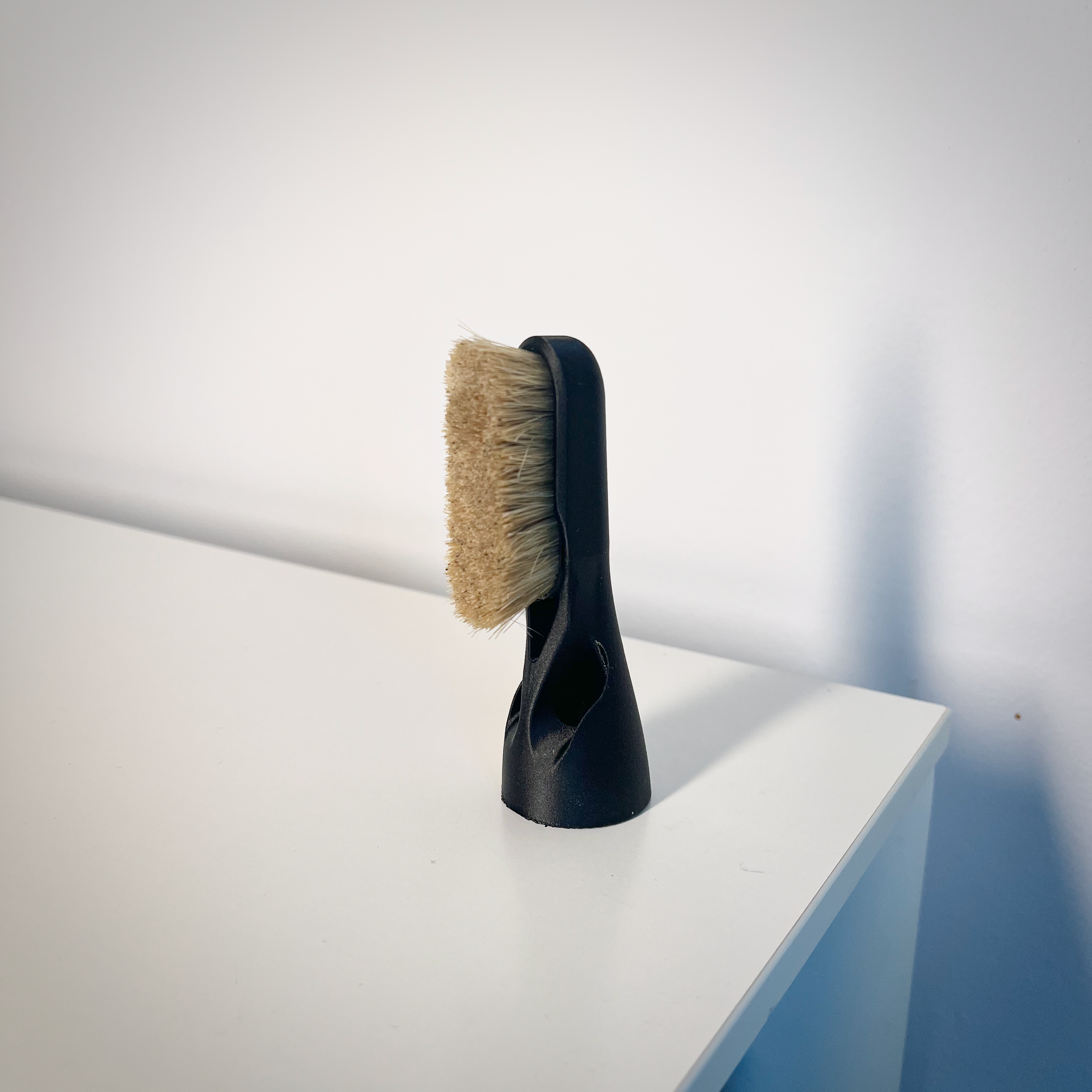 Precision brush head with bristle