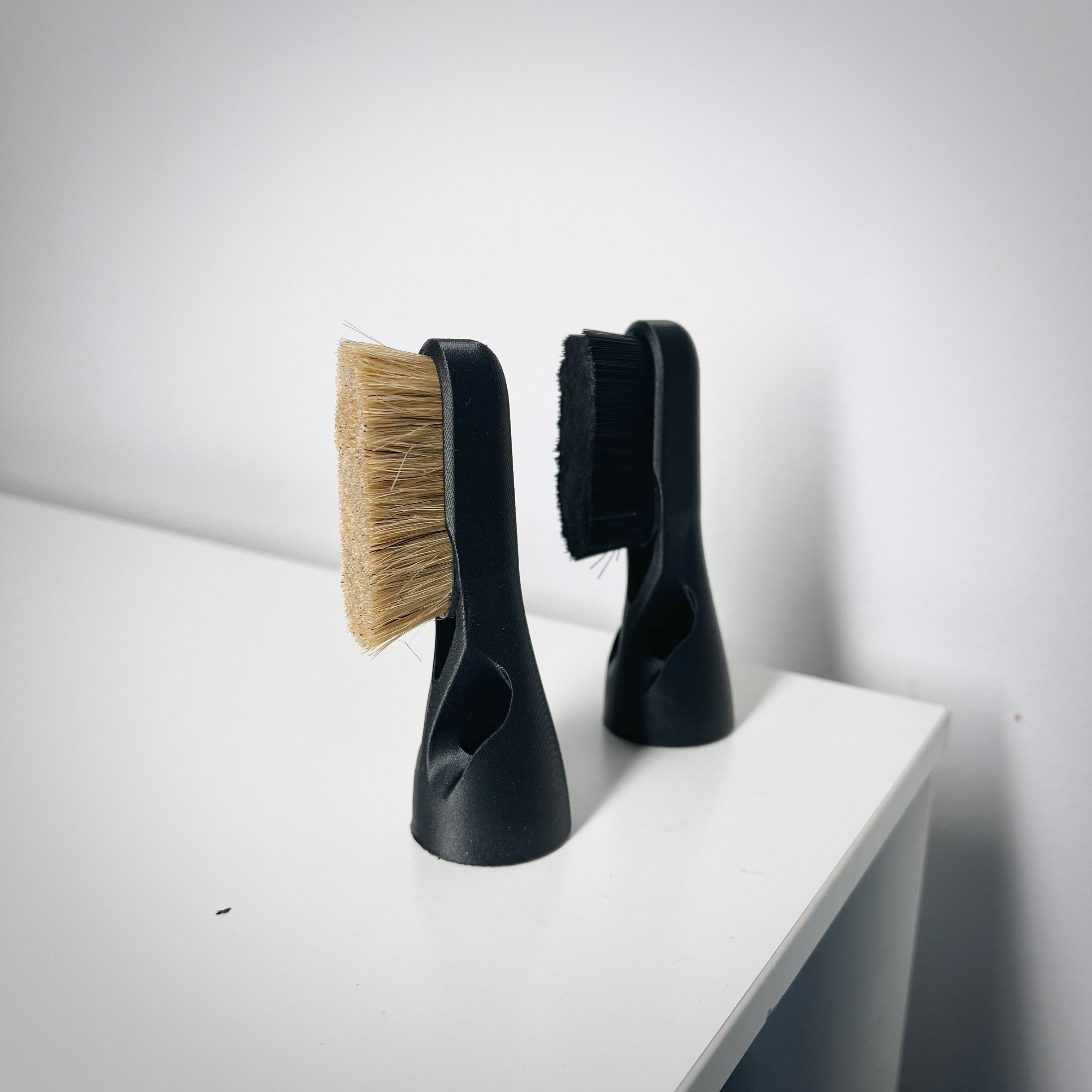 Precision brush head with bristle
